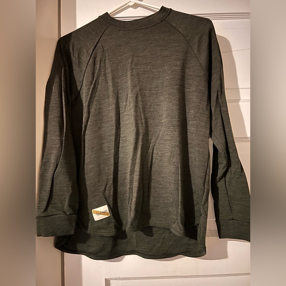 Tracksmith Marino wool shirt